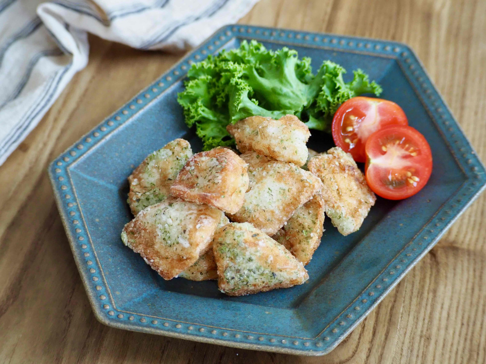 笹かまぼこの海苔塩唐揚げ