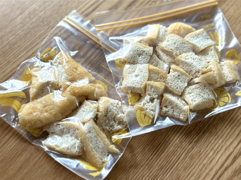 余っても安心♪三角油揚げの保存＆活用術