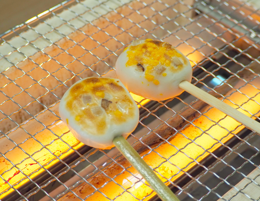 だんだんと良い匂いが！こんがり焼き目がついたら完成！！