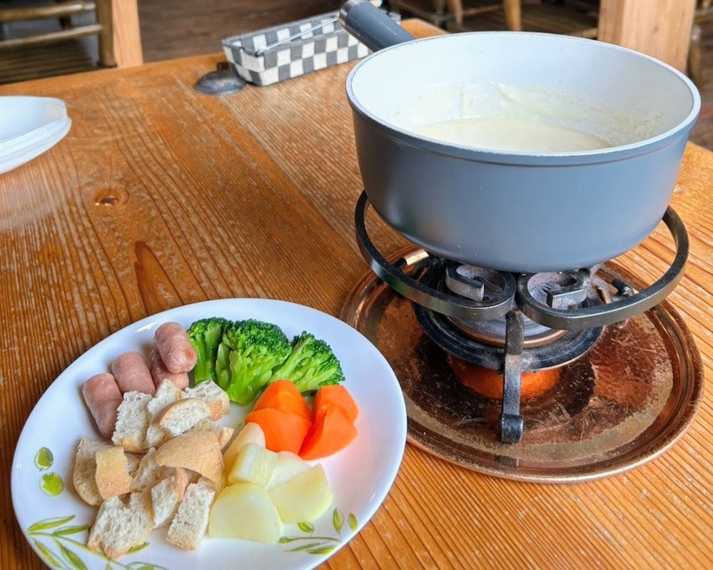 人気の「蔵王チーズフォンデュ」（2人前）