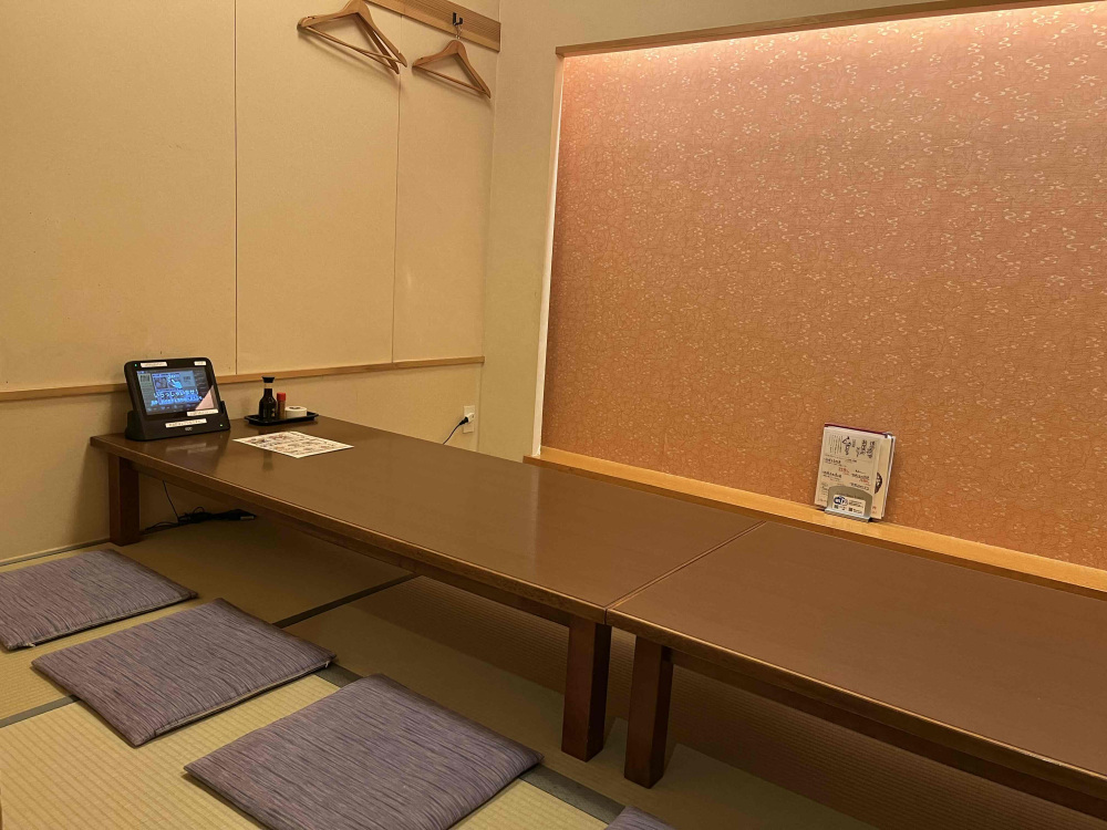 広い座敷席もあり幅広い人数に対応。