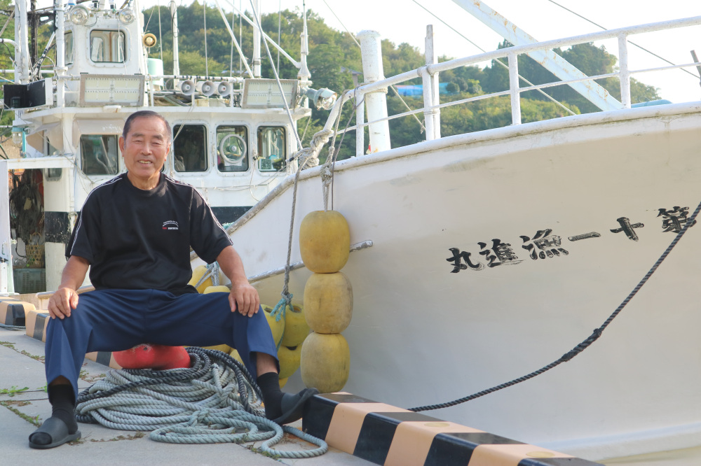 佐々木さんと相棒船の第十一漁進丸