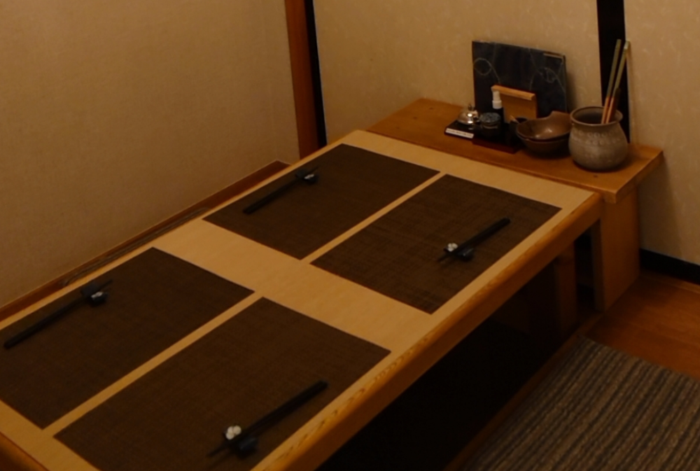 4名用の個室もありました。