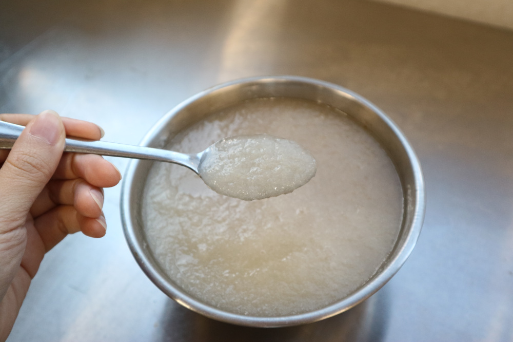 そのまま食べても美味しい利府梨のすりおろし