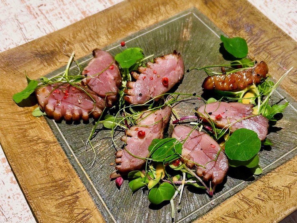 宮城角田産野田鴨のモモ肉のスモーク