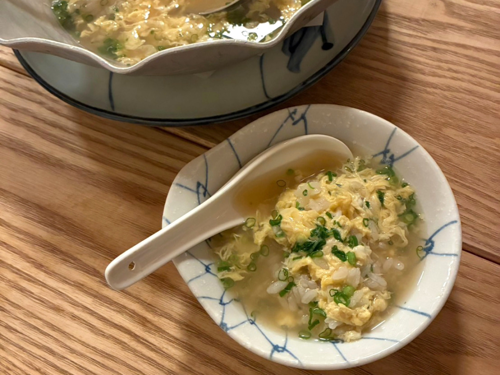 旨みが凝縮したシメの雑炊