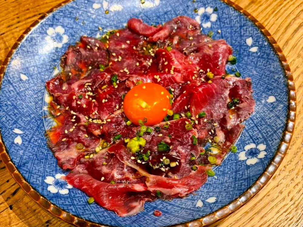 蔵王牛の炙りカルパッチョ