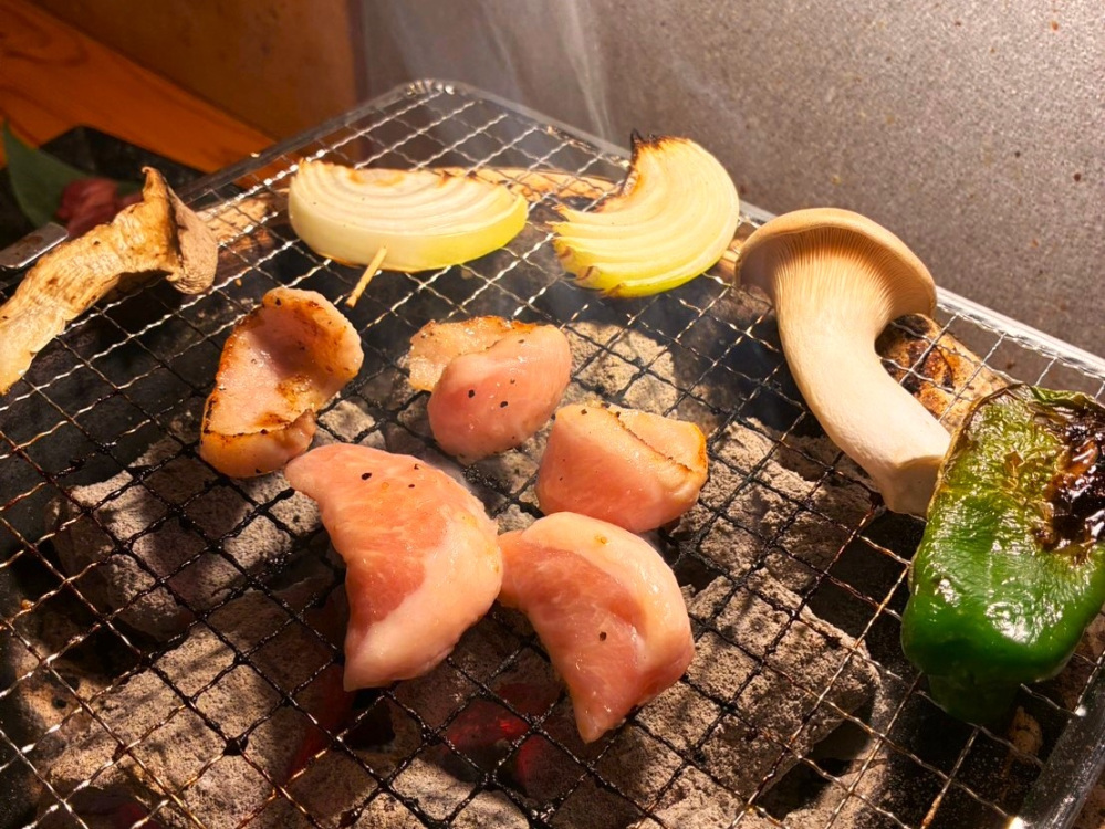 焼くとサックリ食感に