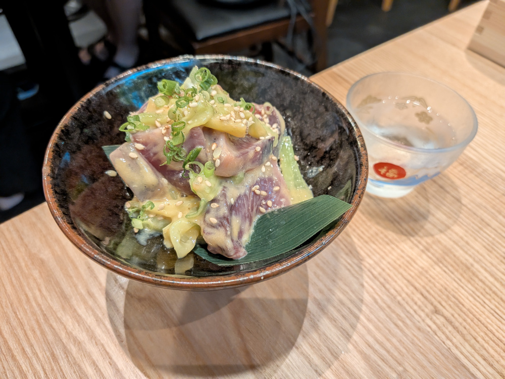 懐かしいうまさ！鰹分葱（わけぎ）ぬた