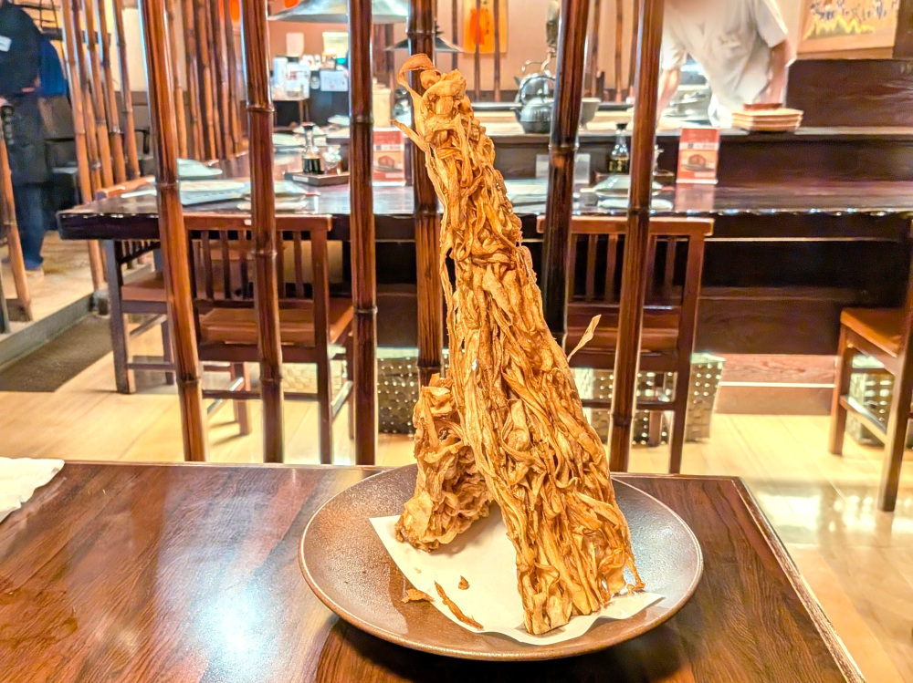 人気の天までごぼう