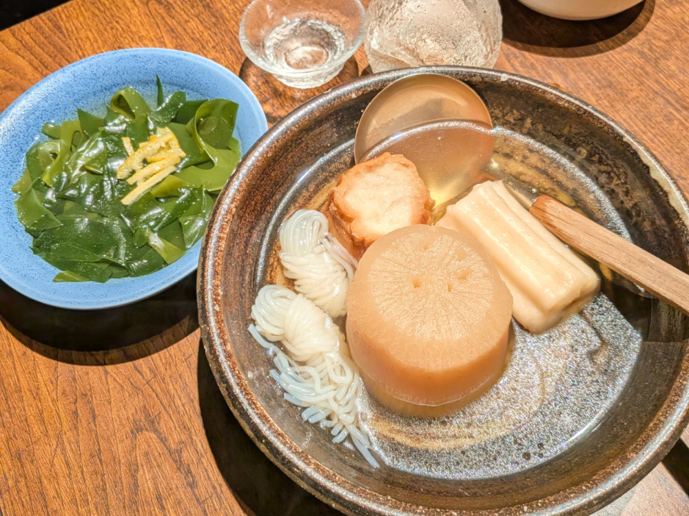 ダシ汁がとにかく旨い！塩釜おでん