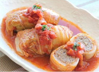 トマトのロール白菜