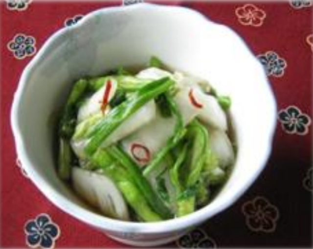 白菜とせりのさっぱり浅漬け