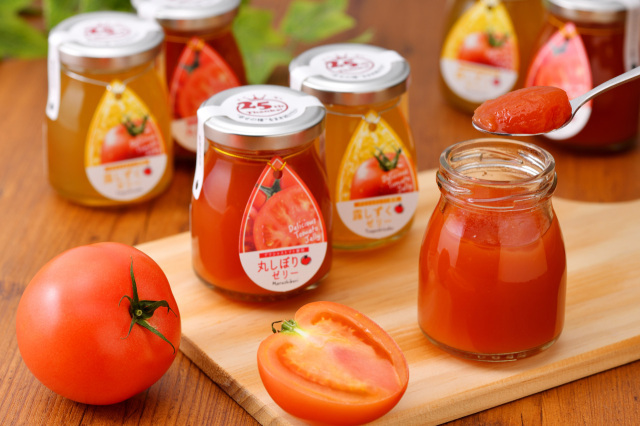 デリシャストマトゼリー紅白　デリシャストマト　大崎市鹿島台産