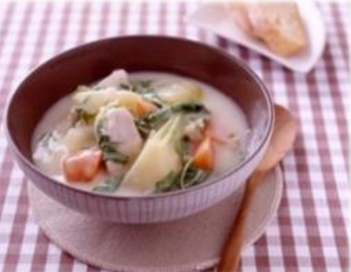 せりのクリームシチュー