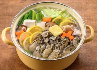 かきの塩バターレモン鍋