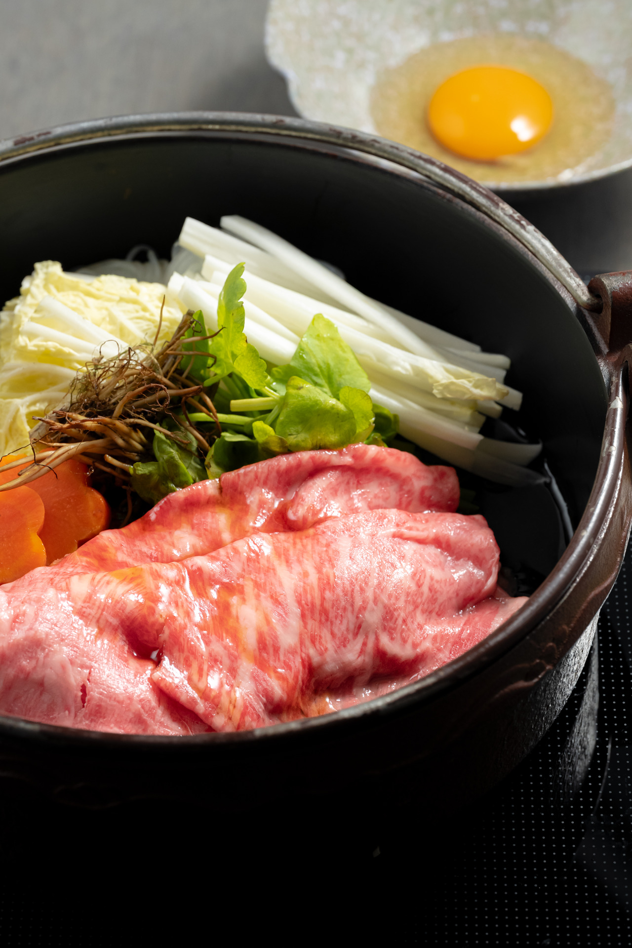 和食堂 山里  「仙台牛すき焼き鍋膳」