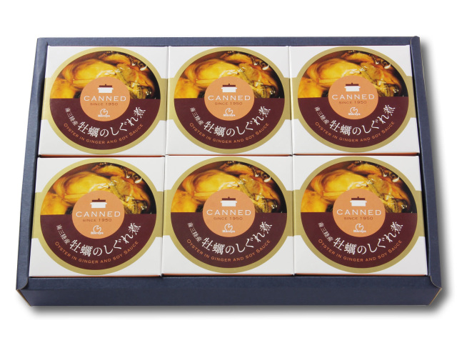 南三陸産 牡蠣のしぐれ煮缶詰 6缶ギフト