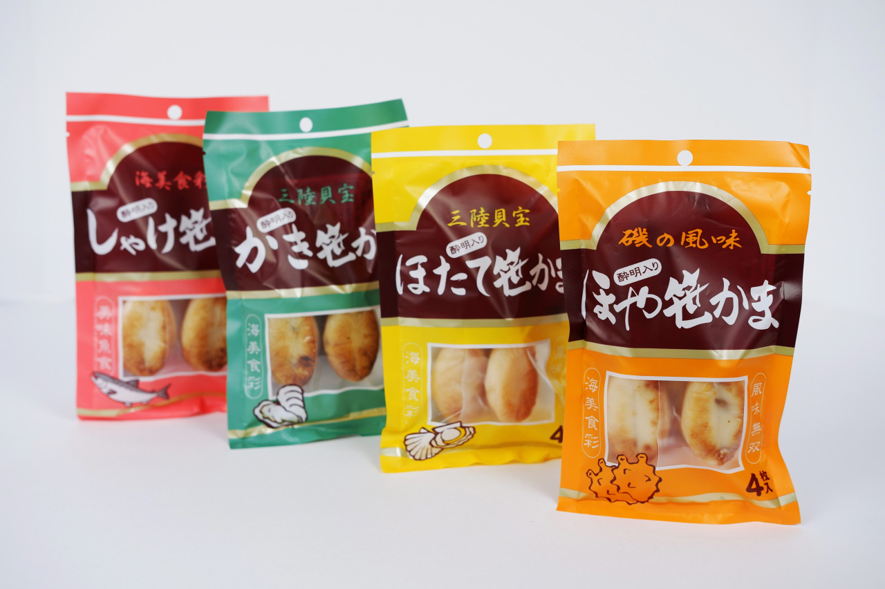 姉妹品には「ほたて」・「かき」・「しゃけ」もあります