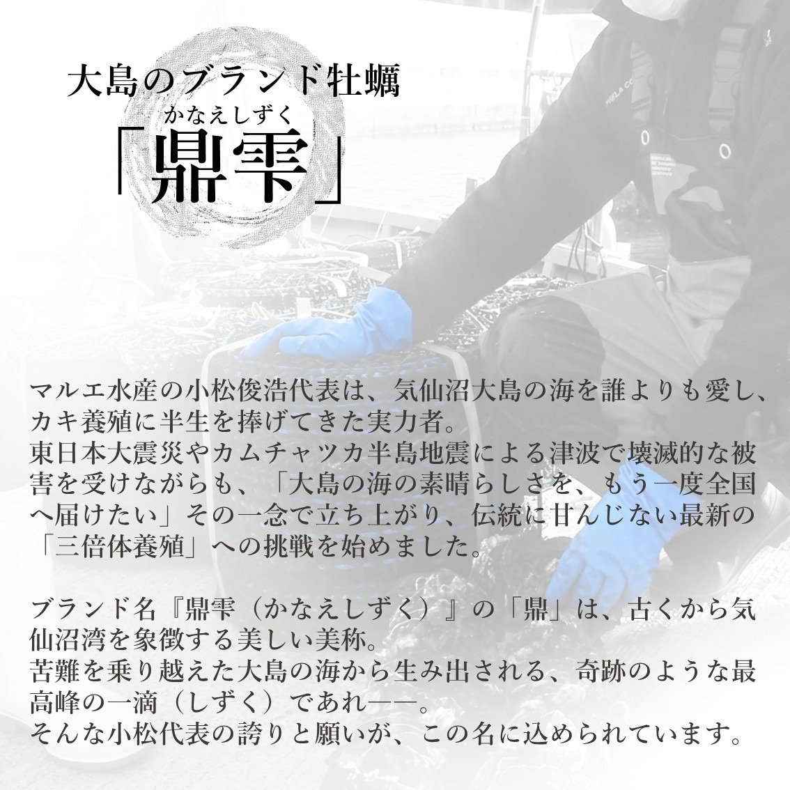 生産者の思い